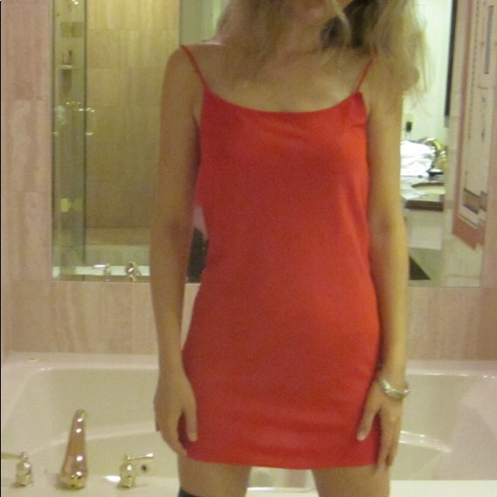 DKNY sexy red dress. EUC size medium